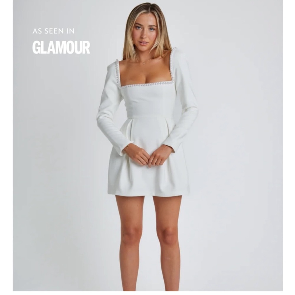 White XS brand new pearl Odd Muse dress with tags.